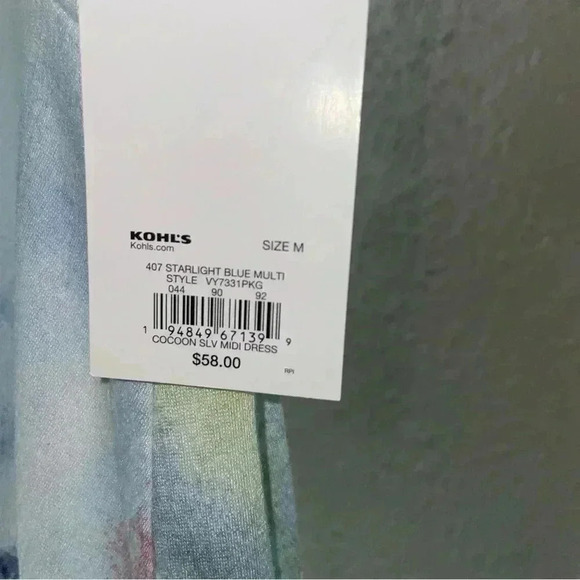 Starlite blue SO long dress NWT MEDIUM - Picture 4 of 4